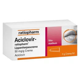ACICLOVIR-ratiopharm cold sore cream, 2 g