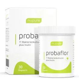 NUPURE probaflor probiotics for intestinal cleansing capsules, 30 pcs