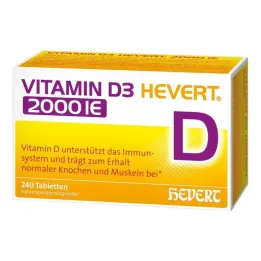 Vitamin D3 Hevert 2000 IU tablets, 240 pcs