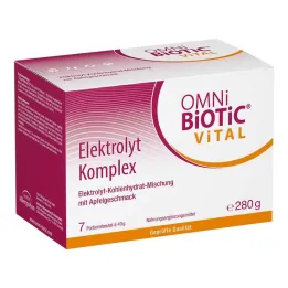 Omni Biotic Vital Electrolyte Complete Apple Powder Bag, 7x40 g